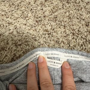 Lucky brand 2 tone long sleeve comfy shirt